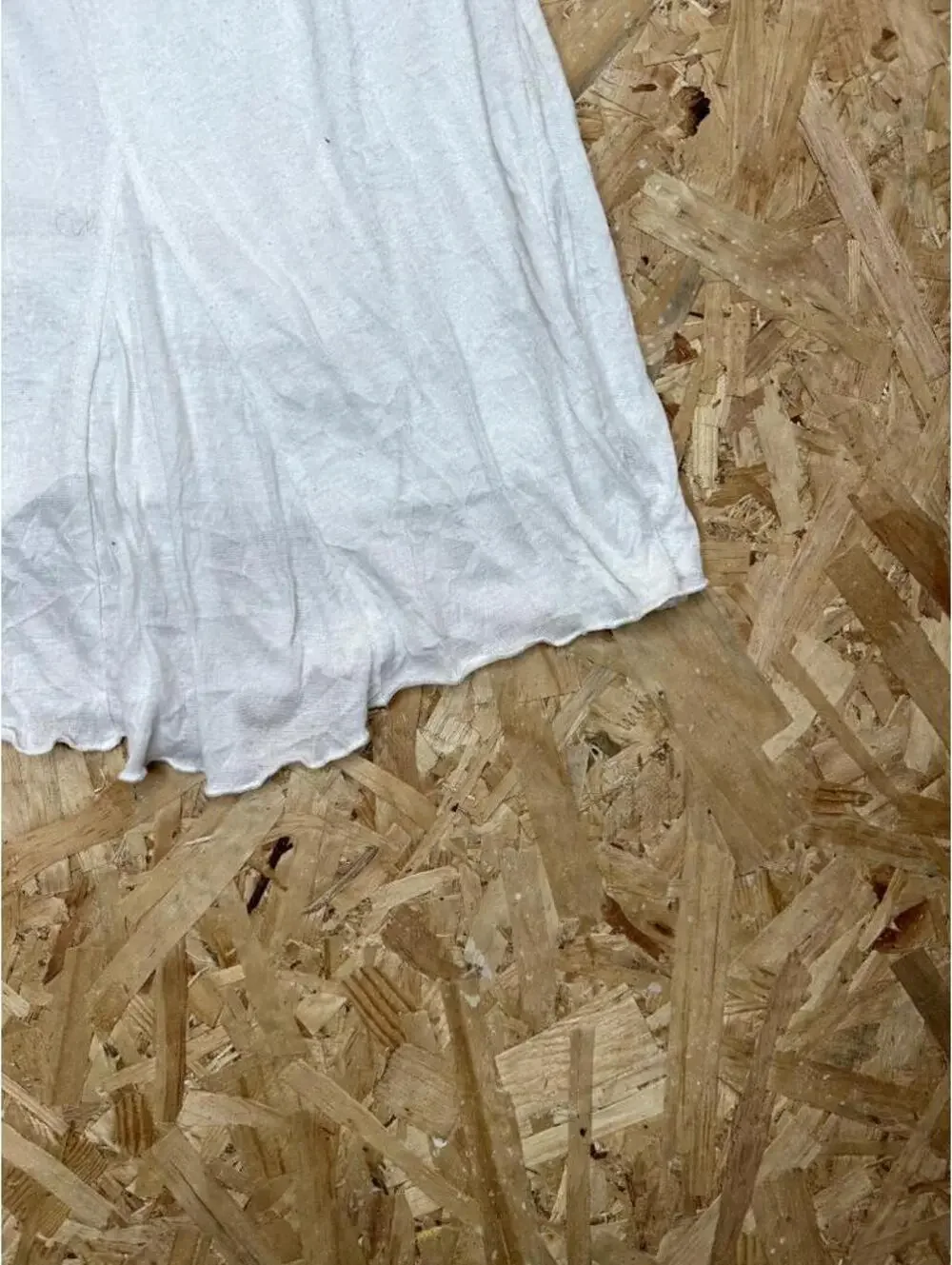 Faded Glory Girls XL 14 16 White Skirt Elastic Waist Ruffle Hem Casual